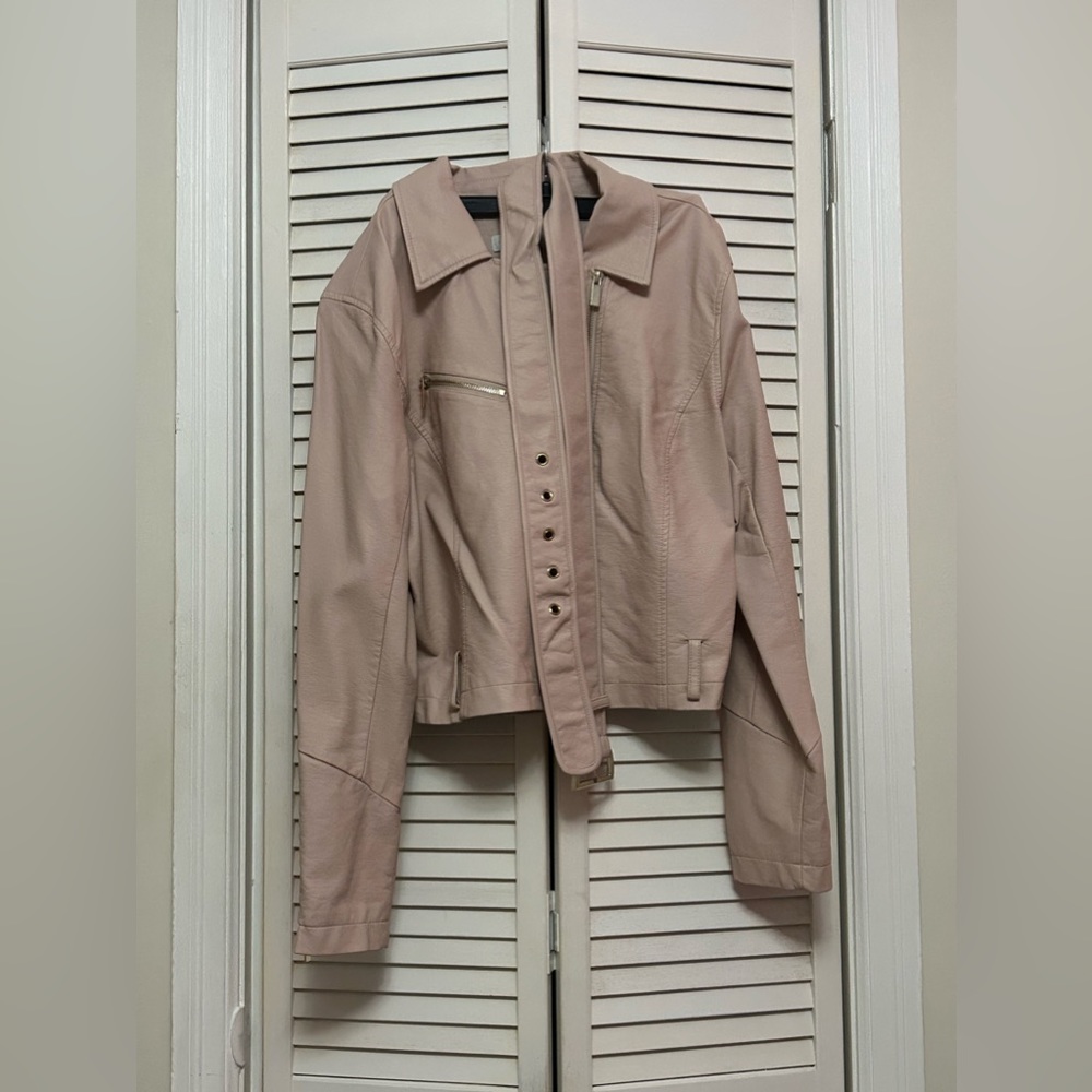 New York and Company leather jacket